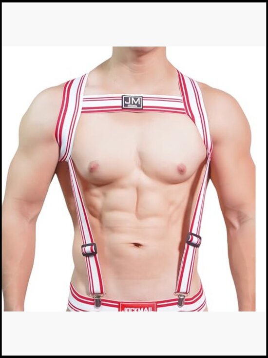 Adjustable PU Leather Waist Harness Belt Rave Goth Party Accessory Y2K main image 5